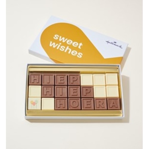 Chocolate telegram Hip Hip Hooray